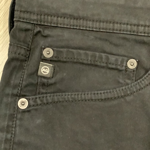 Ag Adriano Goldschmied “The Everett Slim Straight” Black Stretch 5 Pkt Style - Picture 7 of 10